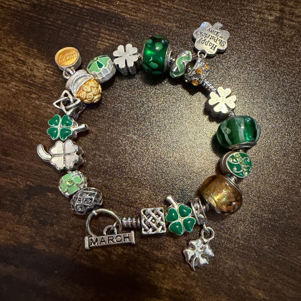 Willabee and Ward March charm bracelet